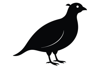 black silhouette of a bird