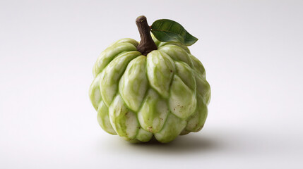 Obraz premium A lone sugar apple in minimalism style