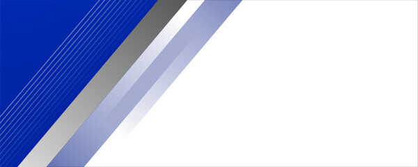 Banner background geometric stylem blue combination silver, shape line, memphis,vector illustration