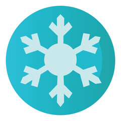 snowflake on blue background