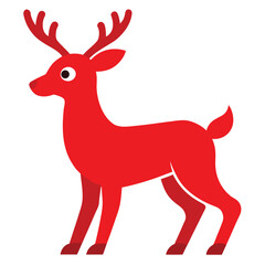 christmas deer vector illustration