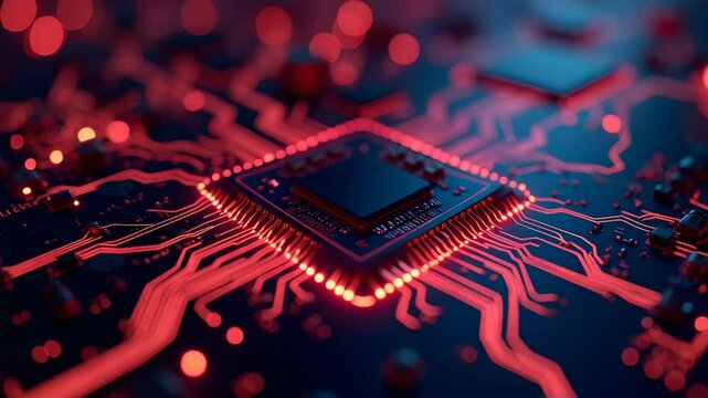 High tech processor circuit board