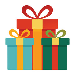 gift boxes vector illustration