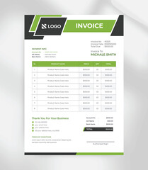 Professional Invoice Template Clean & Editable A4 Format for Business Use