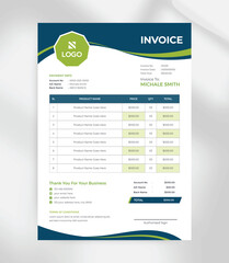 Modern Business Invoice Template  Editable A4 Billing Format  Professional Design
