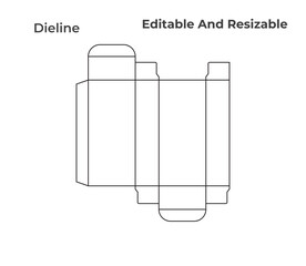 Box Die line Die line template Perfume box design Medicine Box Vector , die line design, box design, Cosmetic box template