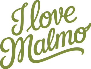Fototapeta premium I Love Malmo.