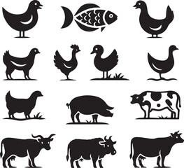 Animal Silhouette Vector Design
