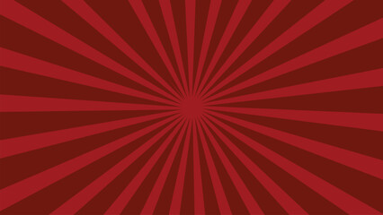 Abstract sun ray red star burst background. Red sun burst background