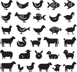 Animal Silhouette Vector Design