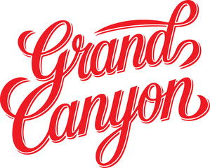 Grand Canyon Typography.