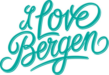 I Love Bergen.