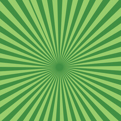 Abstract sun ray green star burst background. Green sun burst background