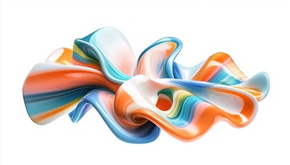 Creative Design: Abstract Gradient With Fluid Graphic Shapes And Dynamic Liquid Stripes For A Modern Swirl And Blend Element.
