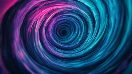 Fototapeta premium Abstract Vortex Pink and Blue Swirl, Digital Art , Spiral