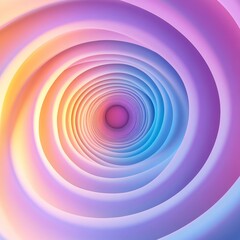 Colorful Spiral Tunnel, Hypnotic ,Gradient
