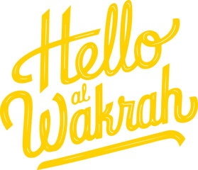 Hello al Wakrah.