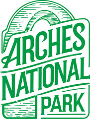 Arches National Park Logo.