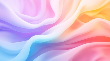 Obraz premium Pastel Waves Gradient Abstract Design, texture, background
