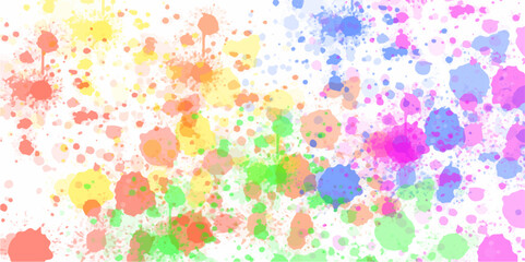 Light multicolor background, colorful vector texture with circles. Abstract background with multicolored spots and splashes on a white background used for desktop wallpaper or website design, template
