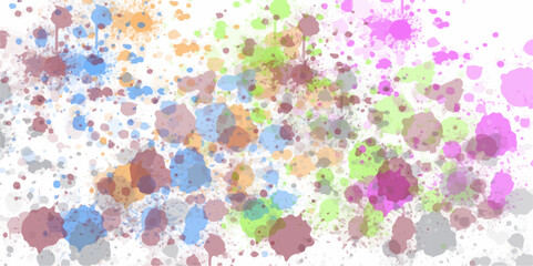 Light multicolor background, colorful vector texture with circles. Abstract background with multicolored spots and splashes on a white background used for desktop wallpaper or website design, template