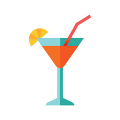 cocktail with lemon