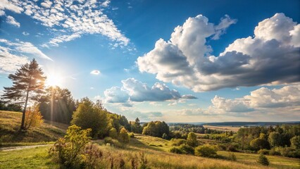 Sunlit Skies and Scenic Vistas A Perfect Outdoor Moment
