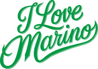 Fototapeta premium I Love Marino.