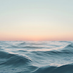 Obraz premium White clouds stretching across ocean high resolution picture