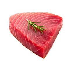 Fresh Raw Tuna Steak. PNG.