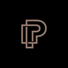 Modern Letter PP Logo Design – Professional Vector Template for Branding, Business Identity, and Monogram Use