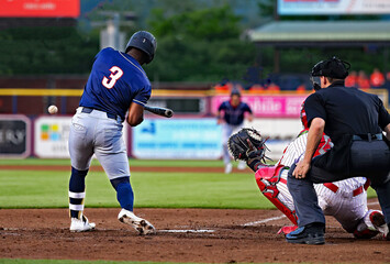 #3 baseball player hitting