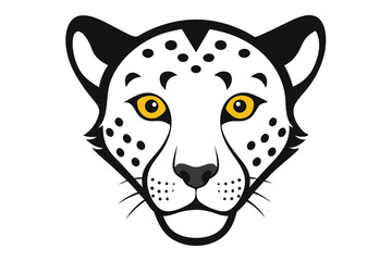 vector illustration of a cartoon tiger