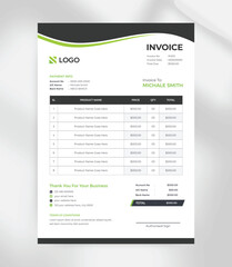 Minimal Business Invoice Template  Clean & Professional Layout