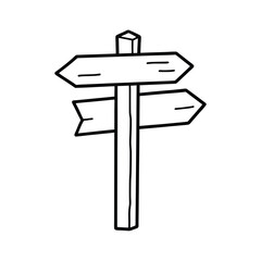 direction road sign