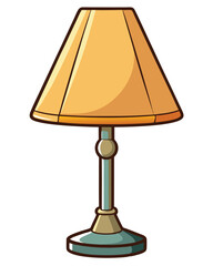 table lamp isolated on white