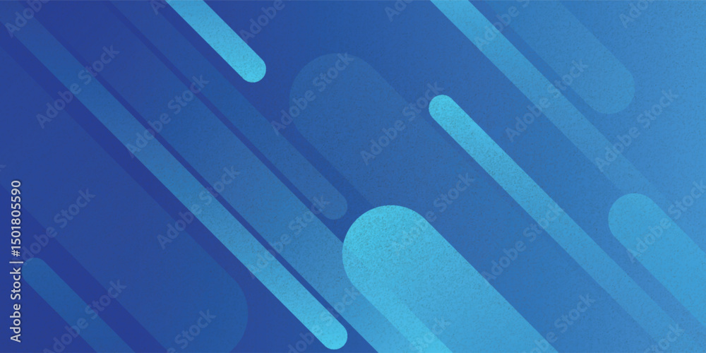 Wall mural abstract blue background with diagonal lines. dynamic shapes composition. vector illustration