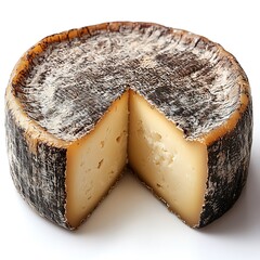 Traditional farmhouse cheese wheel rustic organic flavors image
