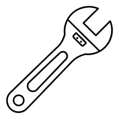wrench vector icon