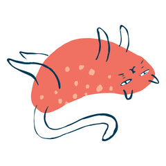 Cute animal abstract pet cat