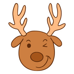 Christmas holiday reindeer animal