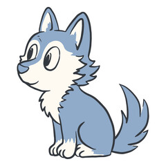 Wolf cute animal