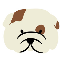 Cute bulldog design