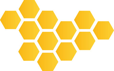 Grayscale Geometric Honeycomb Pattern with Polygonal Tiles – Futuristic Vector Art for Layouts and Wall Designs

