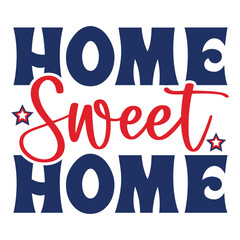Home sweet home SVG Art & Illustration