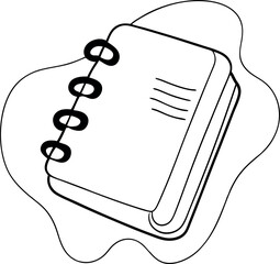Notebook Address Icon Drawing