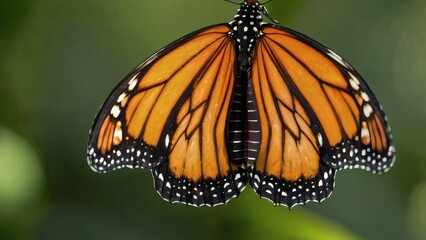 monarch butterfly closeup