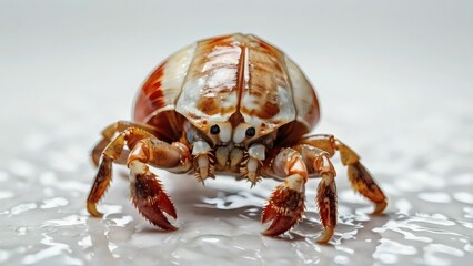 spider crab on a white background