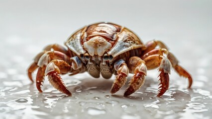 spider crab on a white background