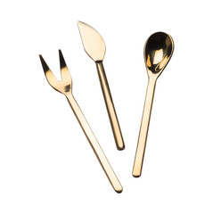 Spoon and Fork On PNG Transparent Background .  Cut-Out Clipping Path With Adobe Photoshop Pen Tool . PNG Transparent spoon and fork.